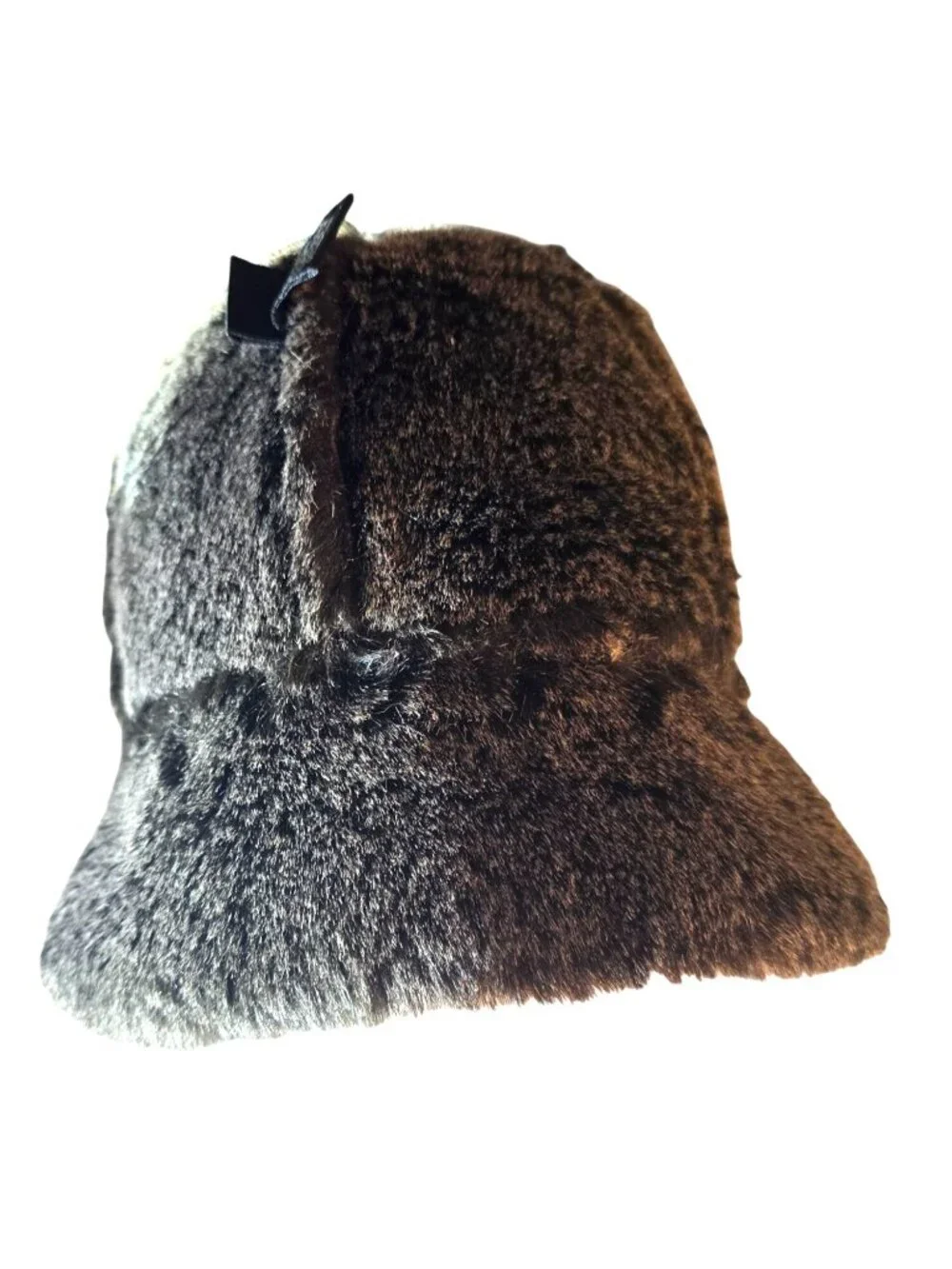 Brown Faux Suede Bucket Hat Stud Detail Cejon Fall Autumn Cap Headwear Neutral
